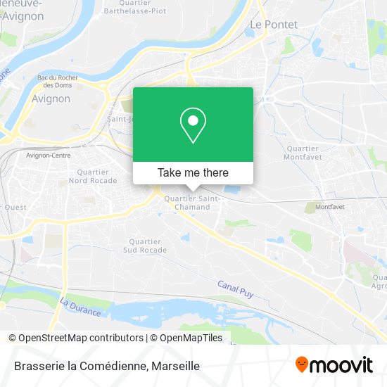 Brasserie la Comédienne map