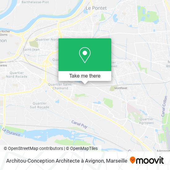 Architou-Conception Architecte à Avignon map