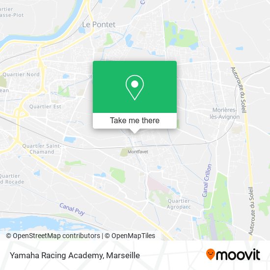 Yamaha Racing Academy map