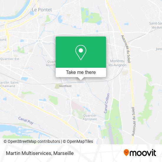 Martin Multiservices map