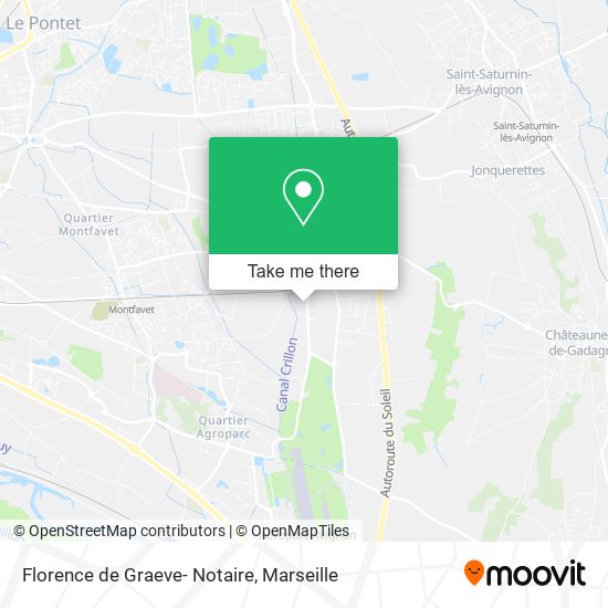 Florence de Graeve- Notaire map