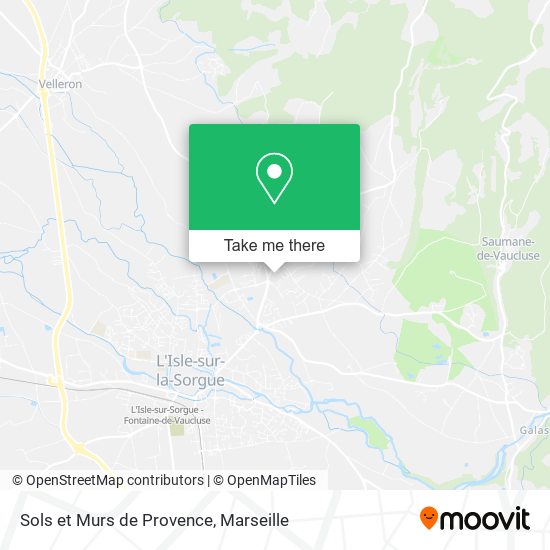 Sols et Murs de Provence map