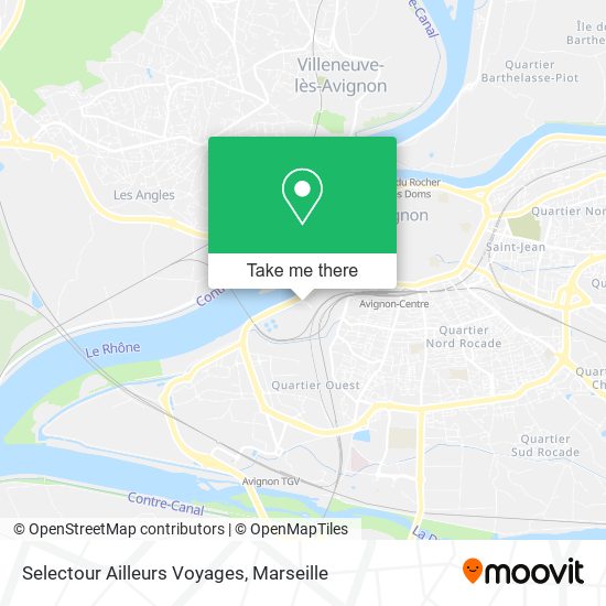 Selectour Ailleurs Voyages map