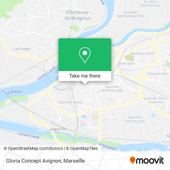 Gloria Concept Avignon map