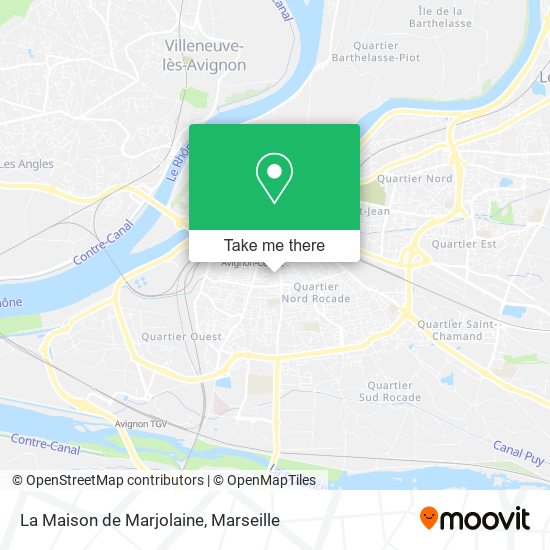 La Maison de Marjolaine map