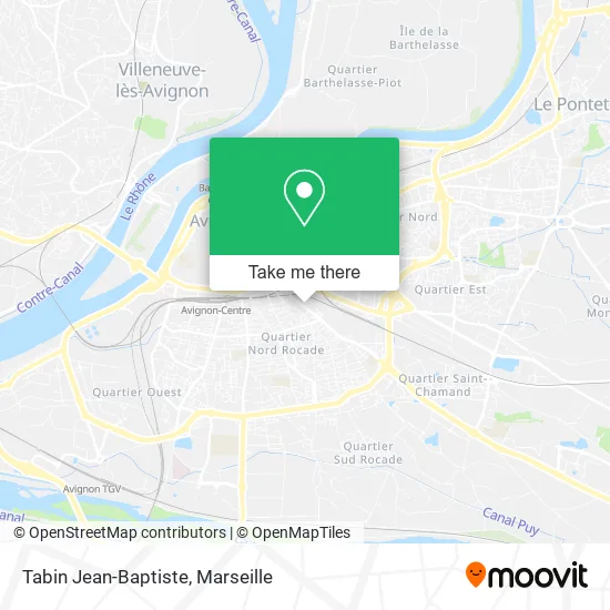 Tabin Jean-Baptiste map