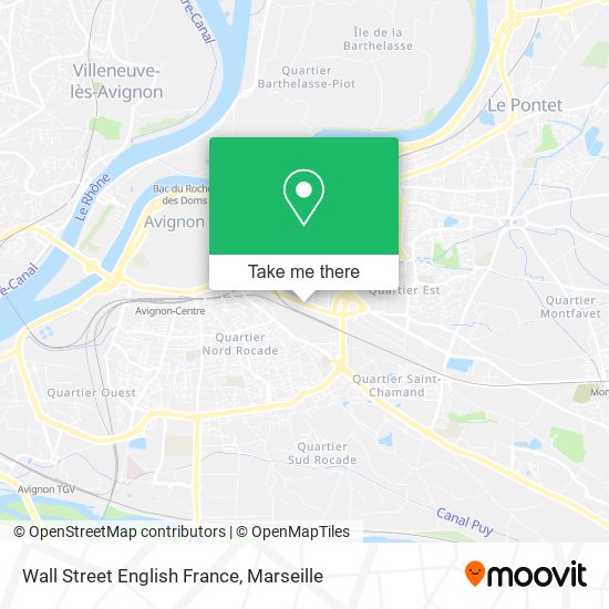 Wall Street English France map