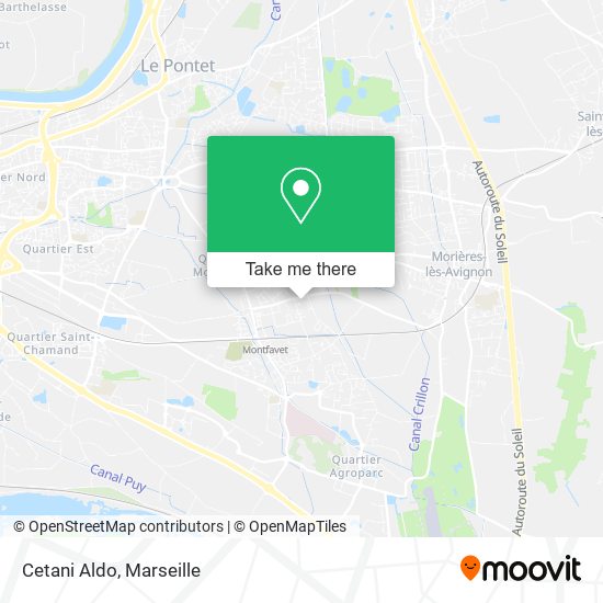 Cetani Aldo map
