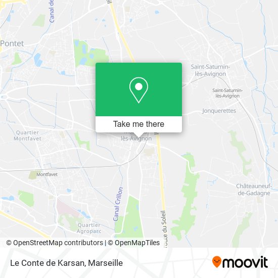 Le Conte de Karsan map