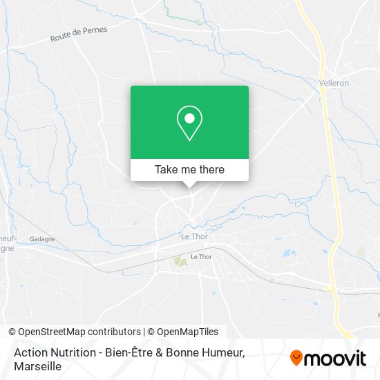 Action Nutrition - Bien-Être & Bonne Humeur map