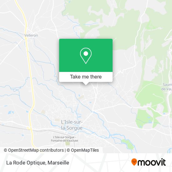 La Rode Optique map