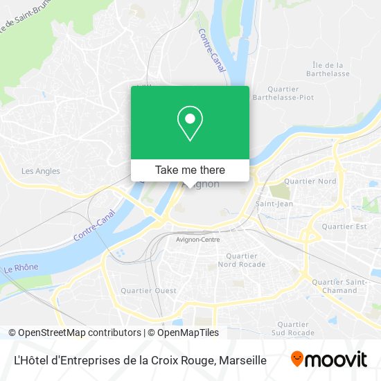 L'Hôtel d'Entreprises de la Croix Rouge map