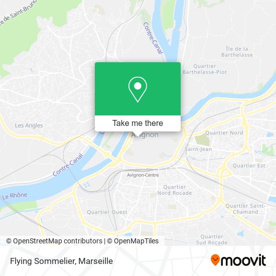 Flying Sommelier map