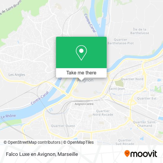 Falco Luxe en Avignon map