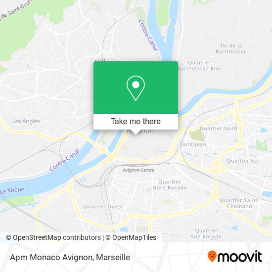 Apm Monaco Avignon map