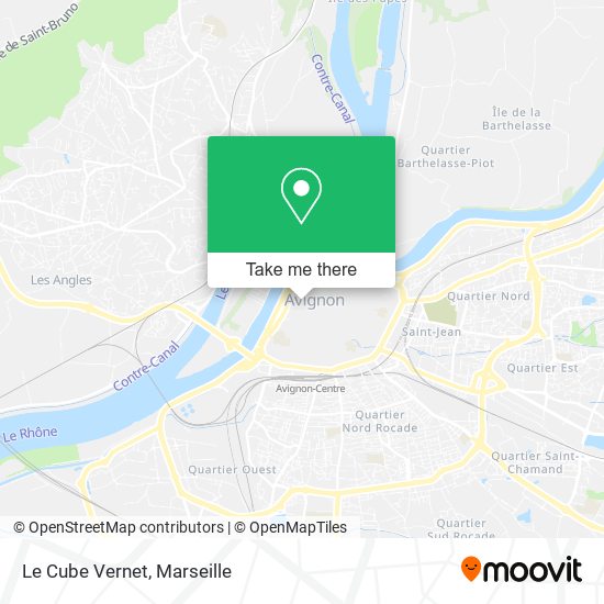 Le Cube Vernet map