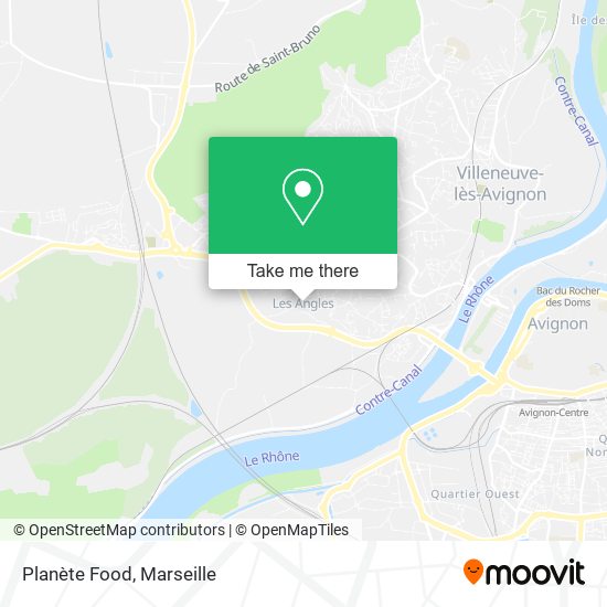 Planète Food map