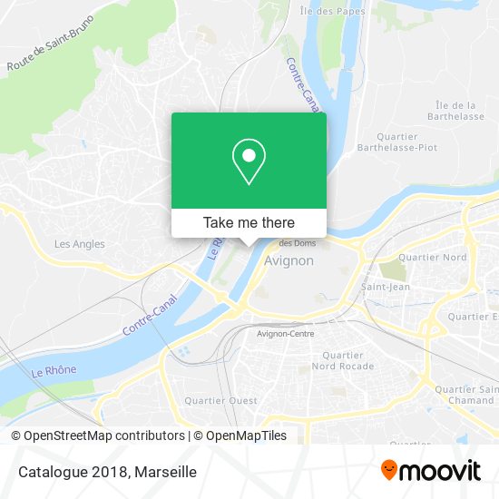 Catalogue 2018 map