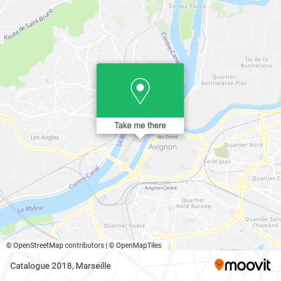 Catalogue 2018 map