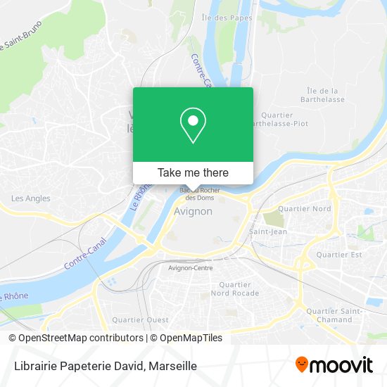 Librairie Papeterie David map
