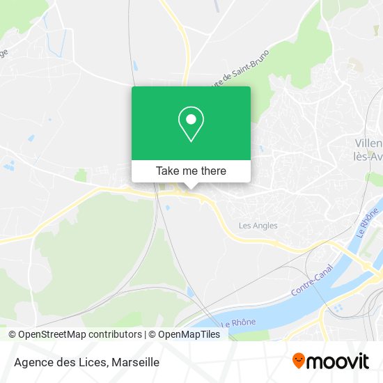 Agence des Lices map