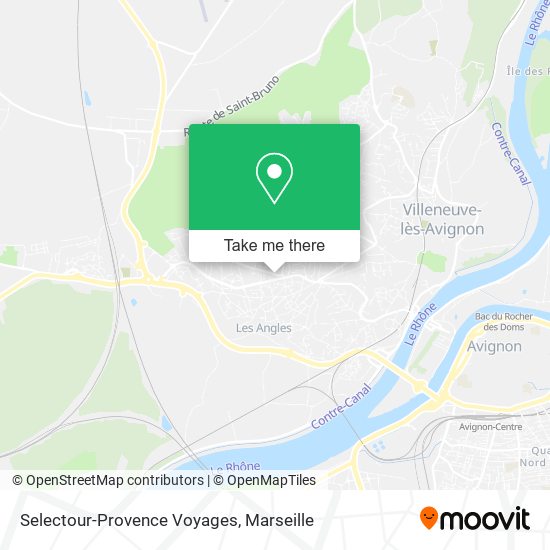 Selectour-Provence Voyages map