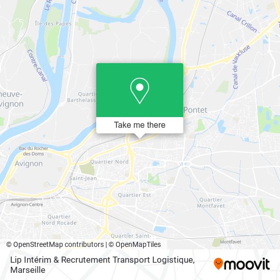 Lip Intérim & Recrutement Transport Logistique map
