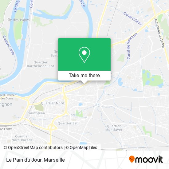 Le Pain du Jour map