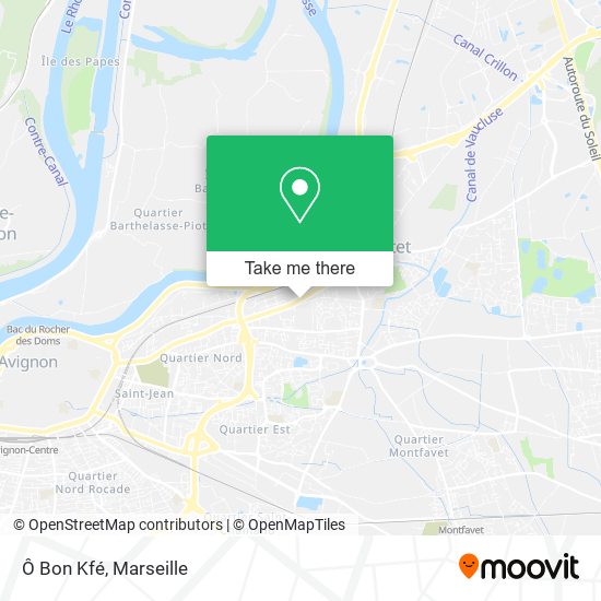 Ô Bon Kfé map