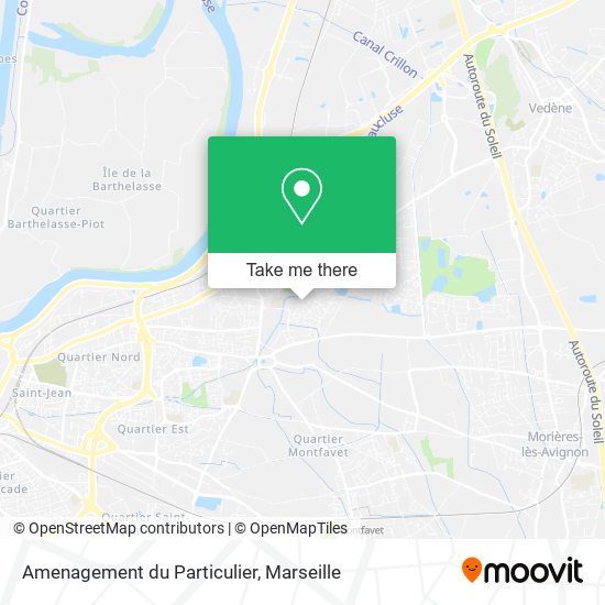 Amenagement du Particulier map