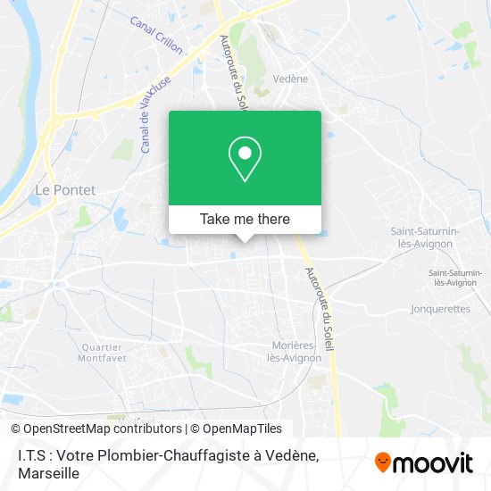 I.T.S : Votre Plombier-Chauffagiste à Vedène map