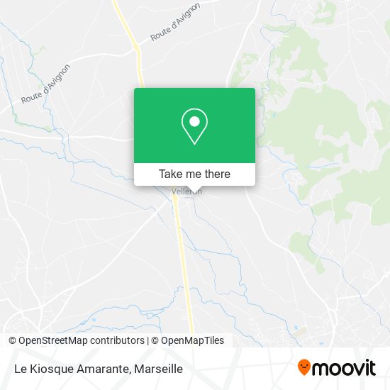 Le Kiosque Amarante map