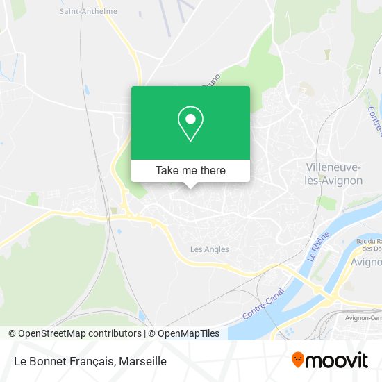 Le Bonnet Français map