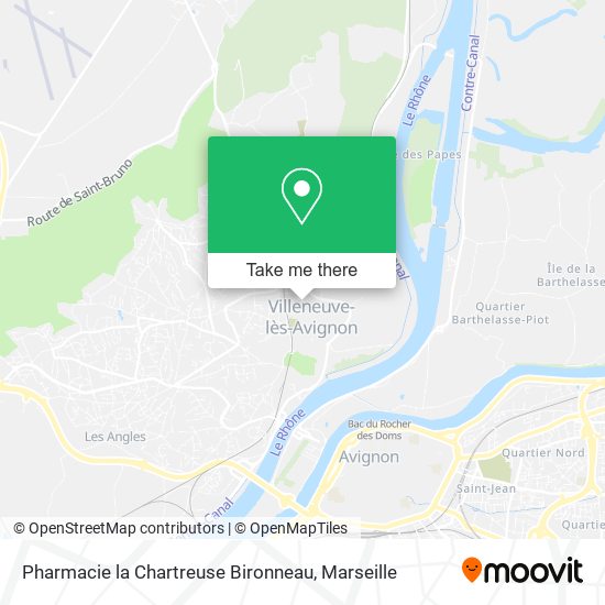 Pharmacie la Chartreuse Bironneau map