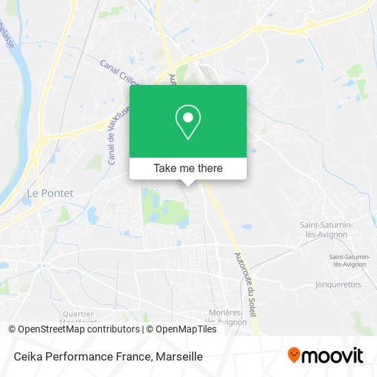 Ceika Performance France map