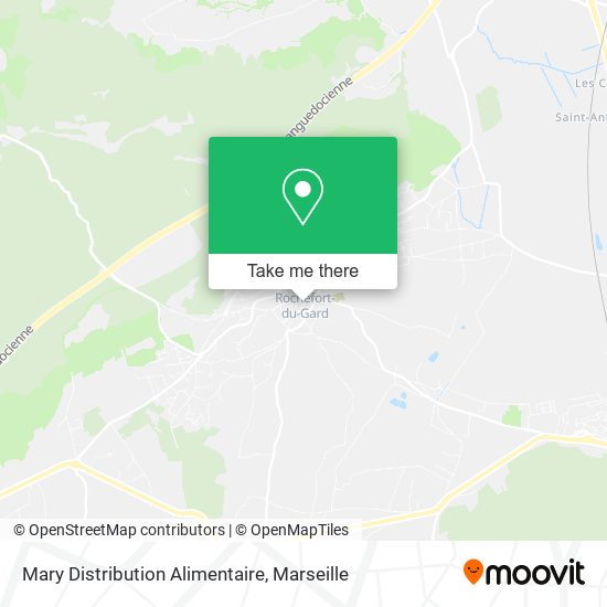 Mary Distribution Alimentaire map
