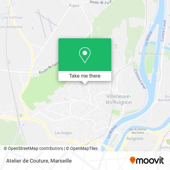 Atelier de Couture map