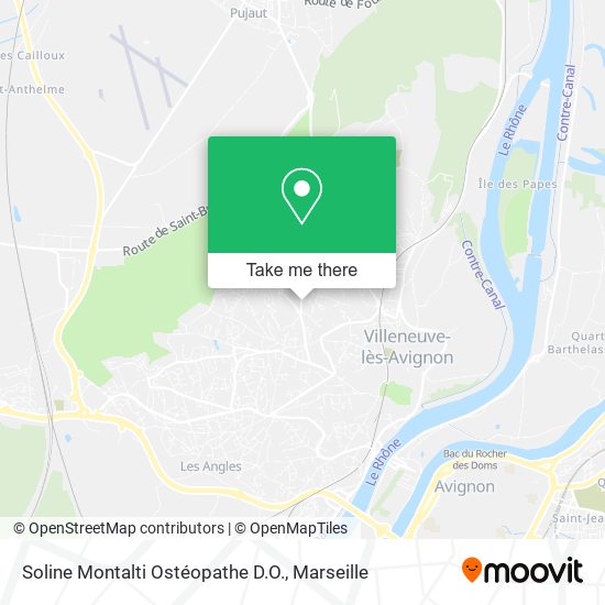 Soline Montalti Ostéopathe D.O. map