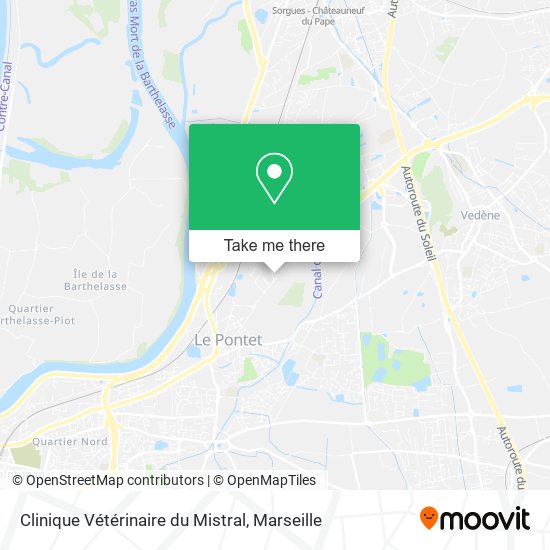 Clinique Vétérinaire du Mistral map