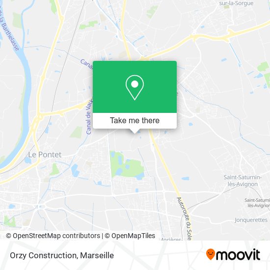 Orzy Construction map