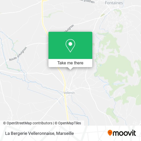 La Bergerie Velleronnaise map
