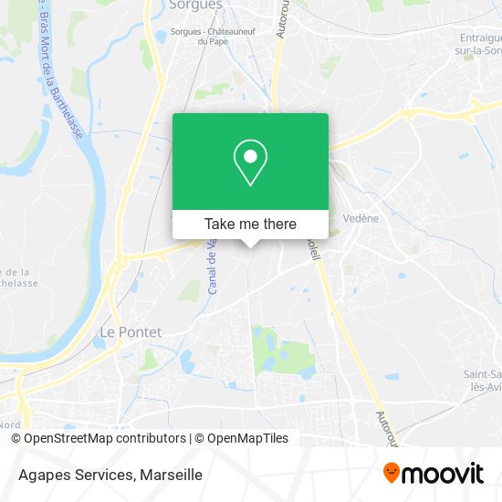 Agapes Services map
