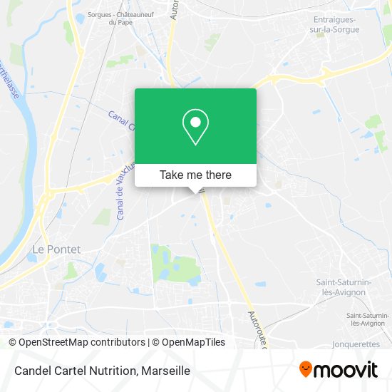 Candel Cartel Nutrition map
