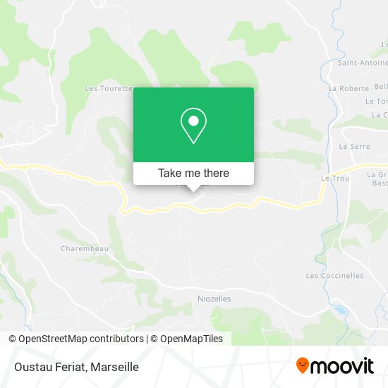 Oustau Feriat map