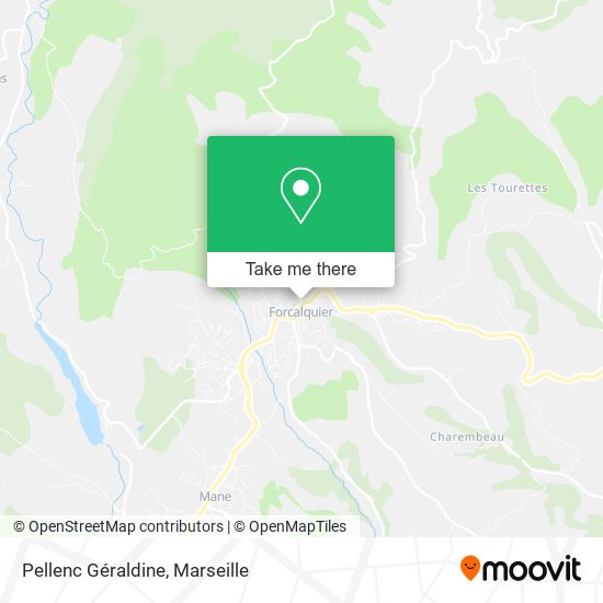 Pellenc Géraldine map
