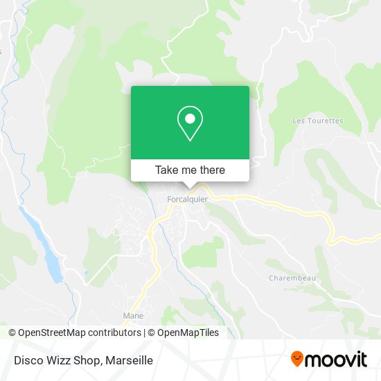 Disco Wizz Shop map