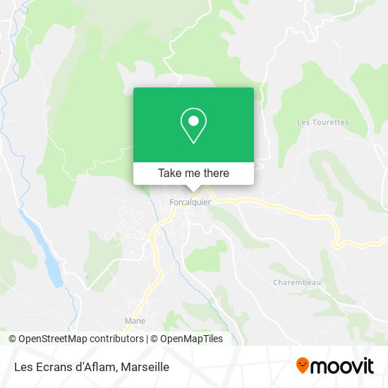 Les Ecrans d'Aflam map