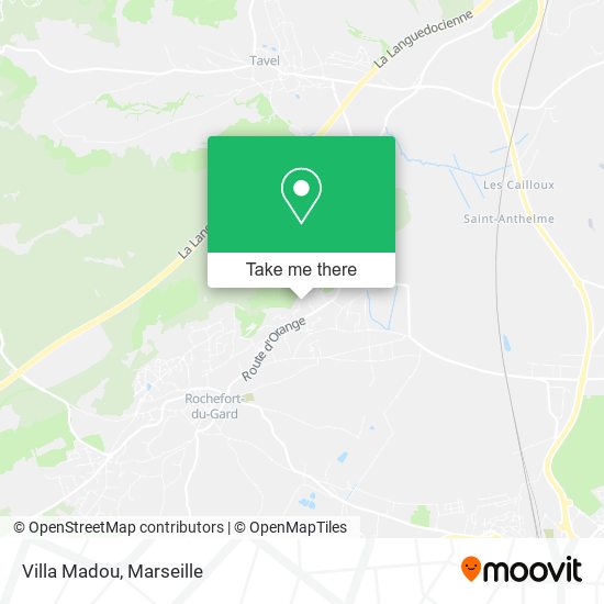 Villa Madou map