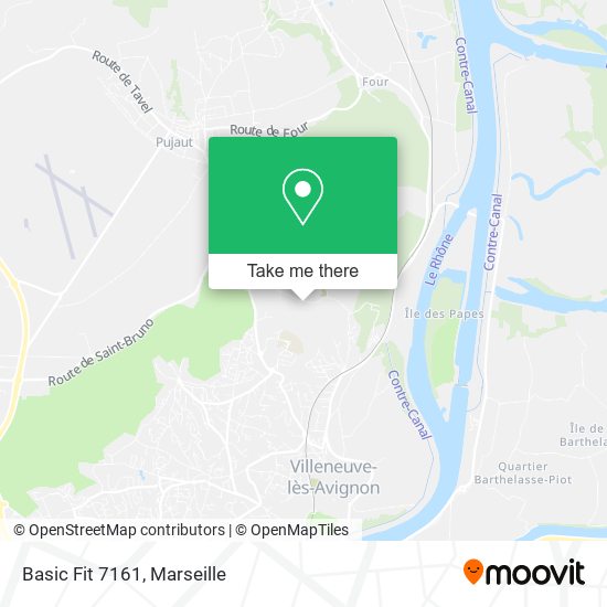 Basic Fit 7161 map