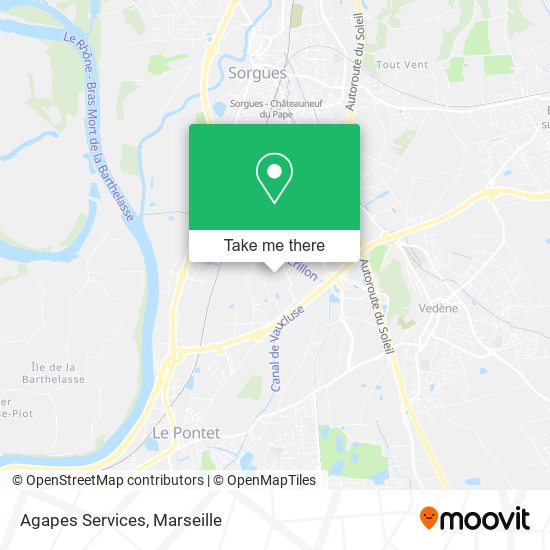 Agapes Services map